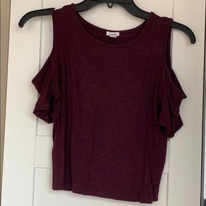 Off the shoulder crop top